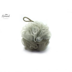 Bath Nylon Mesh Ball with Flower - Image 5