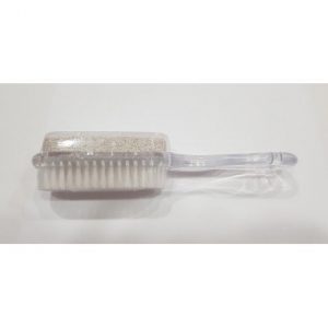 LESIS Pumice Stone Foot Brush With handle 2 sided function - Image 4