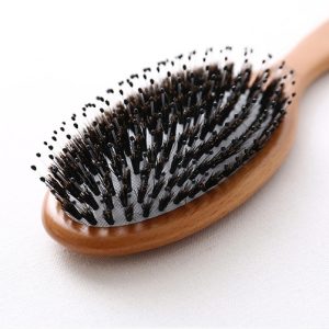 KRRAMEL HAIR PADDLE BRUSH PREMIUM WOOD FREE GIFT BOX & BAG cover - Image 3