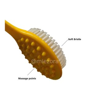 LESIS Brush Bath shower body soft fine bristles with long handle - Image 3